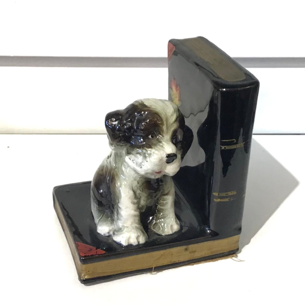 Ceramic Doggie Bookend