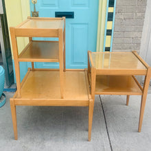 Load image into Gallery viewer, 1950s Blondewood Coffee Table &amp; Side Tables