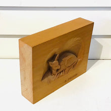 Load image into Gallery viewer, Vintage Carved Bas-Relief Deer