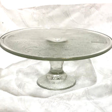 Load image into Gallery viewer, Vintage Jeannette Glass Cake Stand