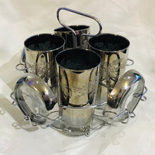 Load image into Gallery viewer, Vintage Silver Fade Cocktail Set