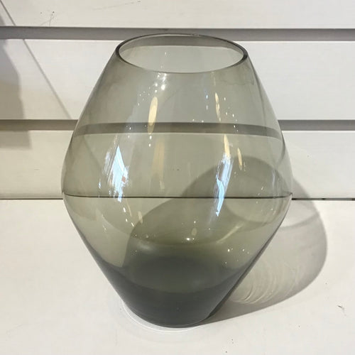 Smoked Glass Vase