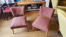 Load image into Gallery viewer, 1950s Blondewood Slipper Chairs