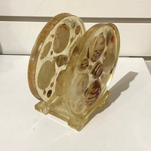 Vintage Cast Resin with Shells Napkin Holder