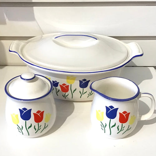 1980s Tulip Tyme Stoneware