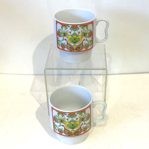 Pair of Mod Coffee Cups