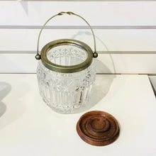 Load image into Gallery viewer, Vintage Pressed Glass Biscuit Jar