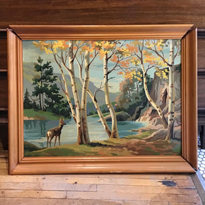 1962 “The Birches” Paint by Number
