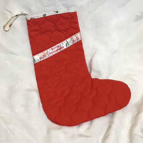 Quilted Christmas Stocking