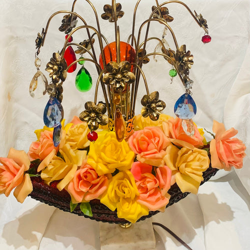 1960s Spun Lucite Spaghetti Lamp