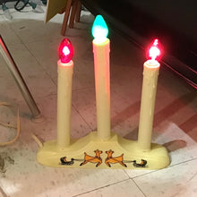 Load image into Gallery viewer, Vintage Electric Window Christmas Candles