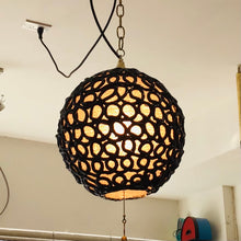 Load image into Gallery viewer, Groovy Spun Acrylic Pendant Lamp