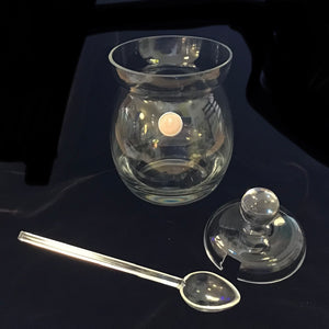 Vintage Glass Sugar Bowl