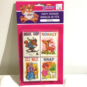 Vintage Party Favour Card Games - Deadstock