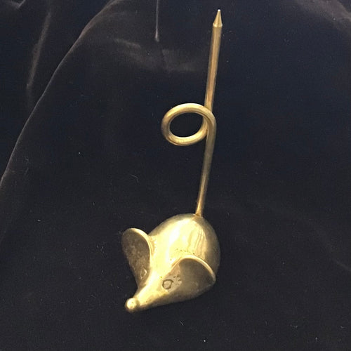 Brass Desk Mouse