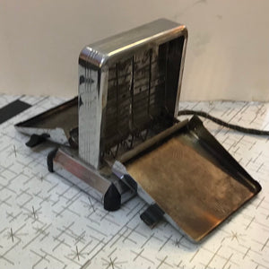 Vintage Chrome Flip Down Toaster