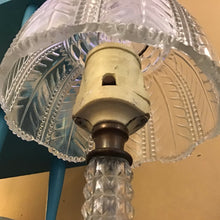 Load image into Gallery viewer, Vintage Pressed Glass Boudoir Lamp
