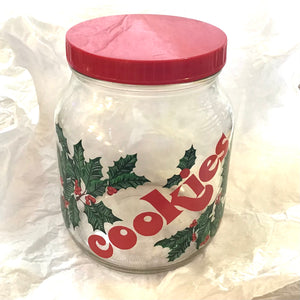 Vintage Wheaton Christmas Cookie Jar