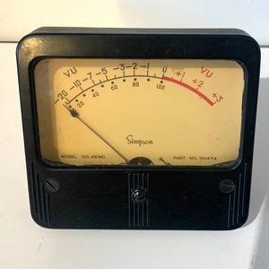 Vintage Volume Meter