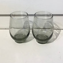 Load image into Gallery viewer, Vintage Smoked Glass Barware
