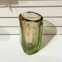 Load image into Gallery viewer, Jan Beranek for Skrdlovice Czech Uranium Glass Vase