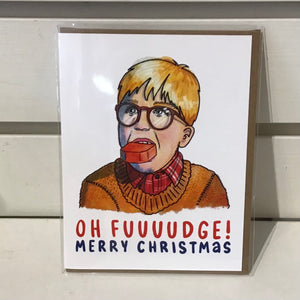 OH FUUUUDGE! Merry Christmas Card