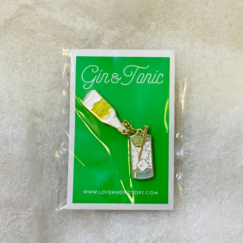 Gin & Tonic Cocktail Pin