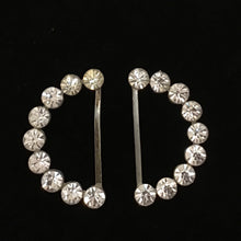Load image into Gallery viewer, Vintage 2 Piece Rhinestone Belt Slide