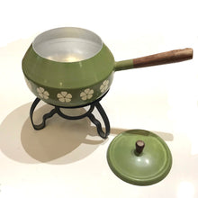 Load image into Gallery viewer, 1960s Green Fondue Pots