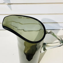 Load image into Gallery viewer, 1950s Finnish Smoked Glass Pitcher
