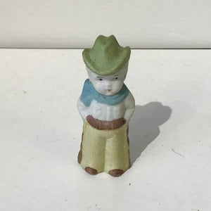 Vintage Bisque Cowboy Figure