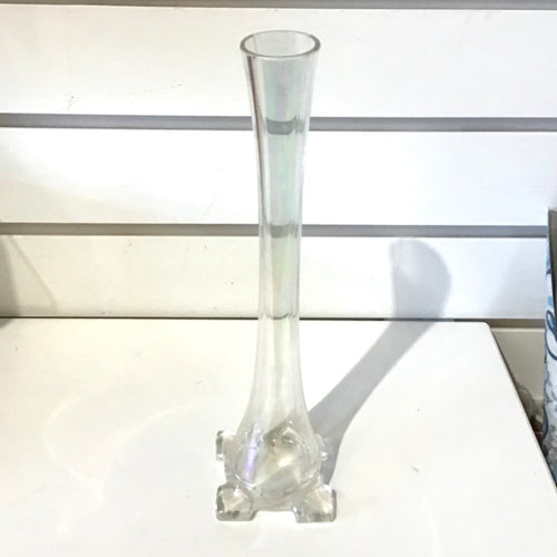 Iridescent Glass Bud Vase