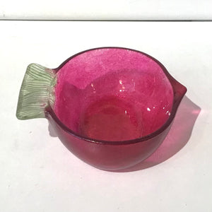 Vintage Studio Nova Glass Radish Shape Bowl