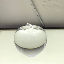 Load image into Gallery viewer, Tiffany &amp; Co. Crystal Apple Paperweight
