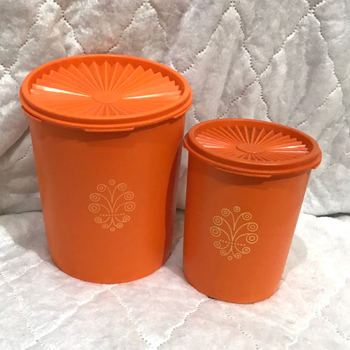 1970s Tupperware Canister Set