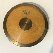 Load image into Gallery viewer, Vintage Wood &amp; Brass Track &amp; Field Discus