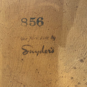 1950s Blondewood Snyder Side Table