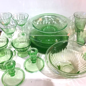 Vaseline Glass Dishes