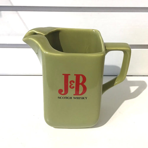 Vintage J & B Scotch Whiskey Pitcher