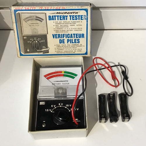 Vintage Micranta Battery Tester