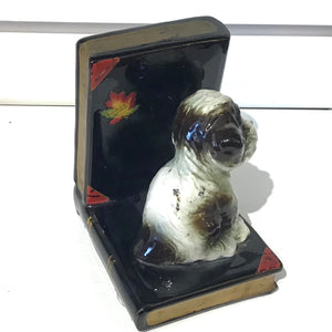 Ceramic Doggie Bookend