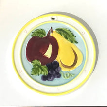 Load image into Gallery viewer, Vintage Ceramic Fruit Wall Plaques