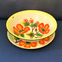 Load image into Gallery viewer, Vintage Thai Enamelware Tray &amp; Bowl