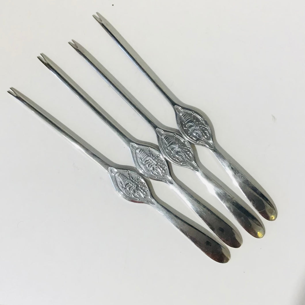 Set of 4 Seafood Picks