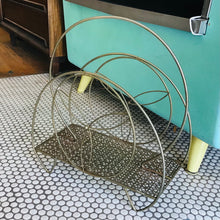 Load image into Gallery viewer, Vintage Brass Wire Magazine Holders