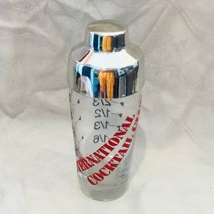 Vintage Glass Cocktail Shakers