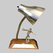 Load image into Gallery viewer, 1970s Bowling Trophy Lamp
