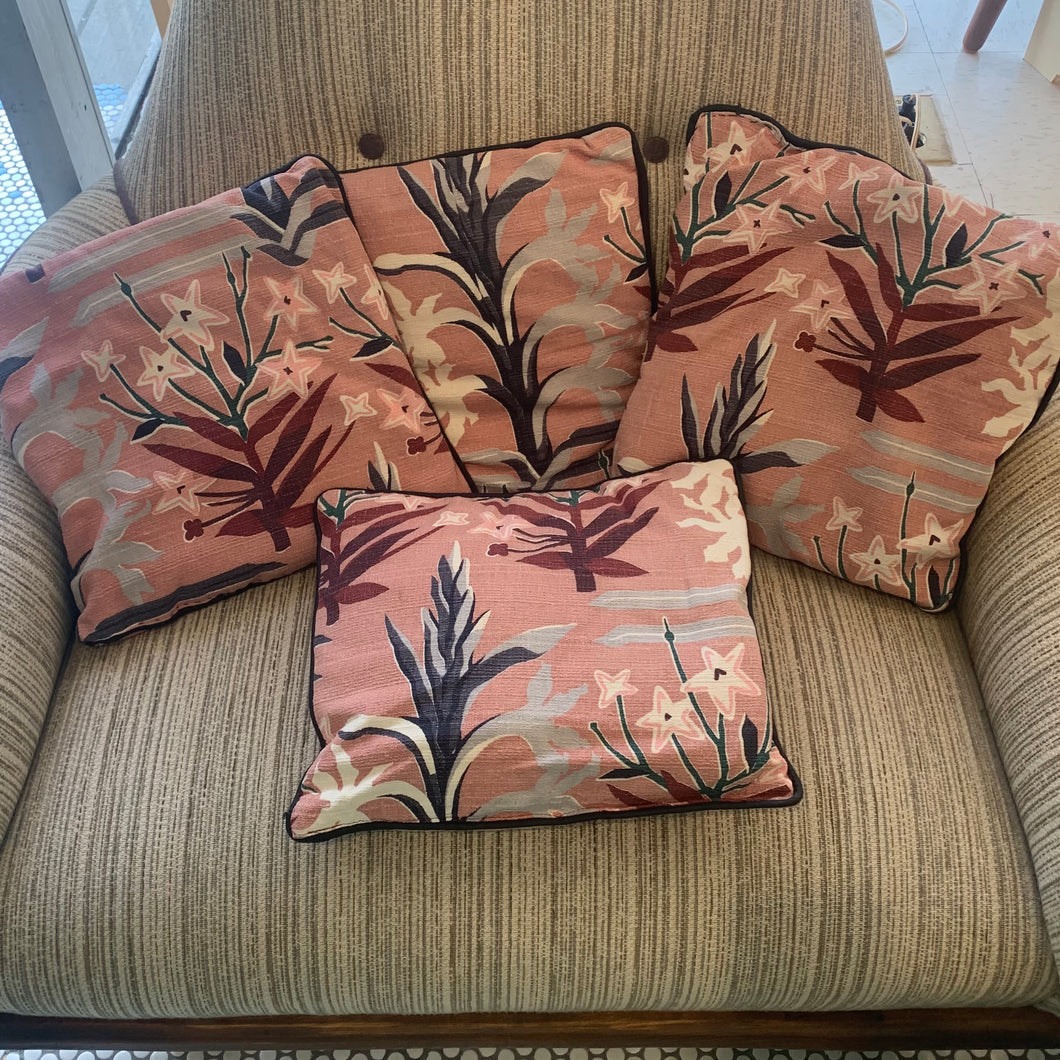 Barkcloth Pillows