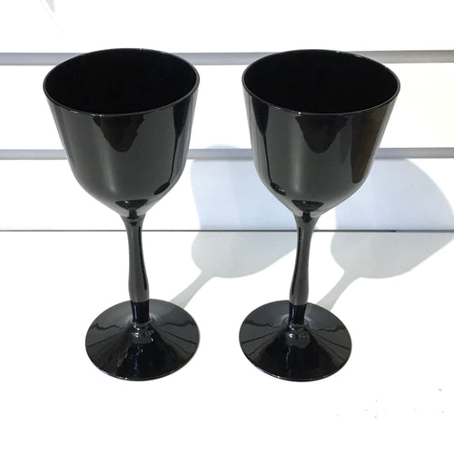 Black Wineglasses