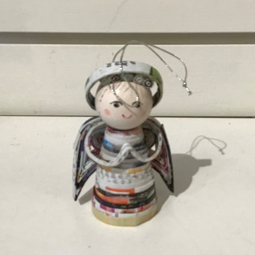 Vintage Handmade Angel Ornament